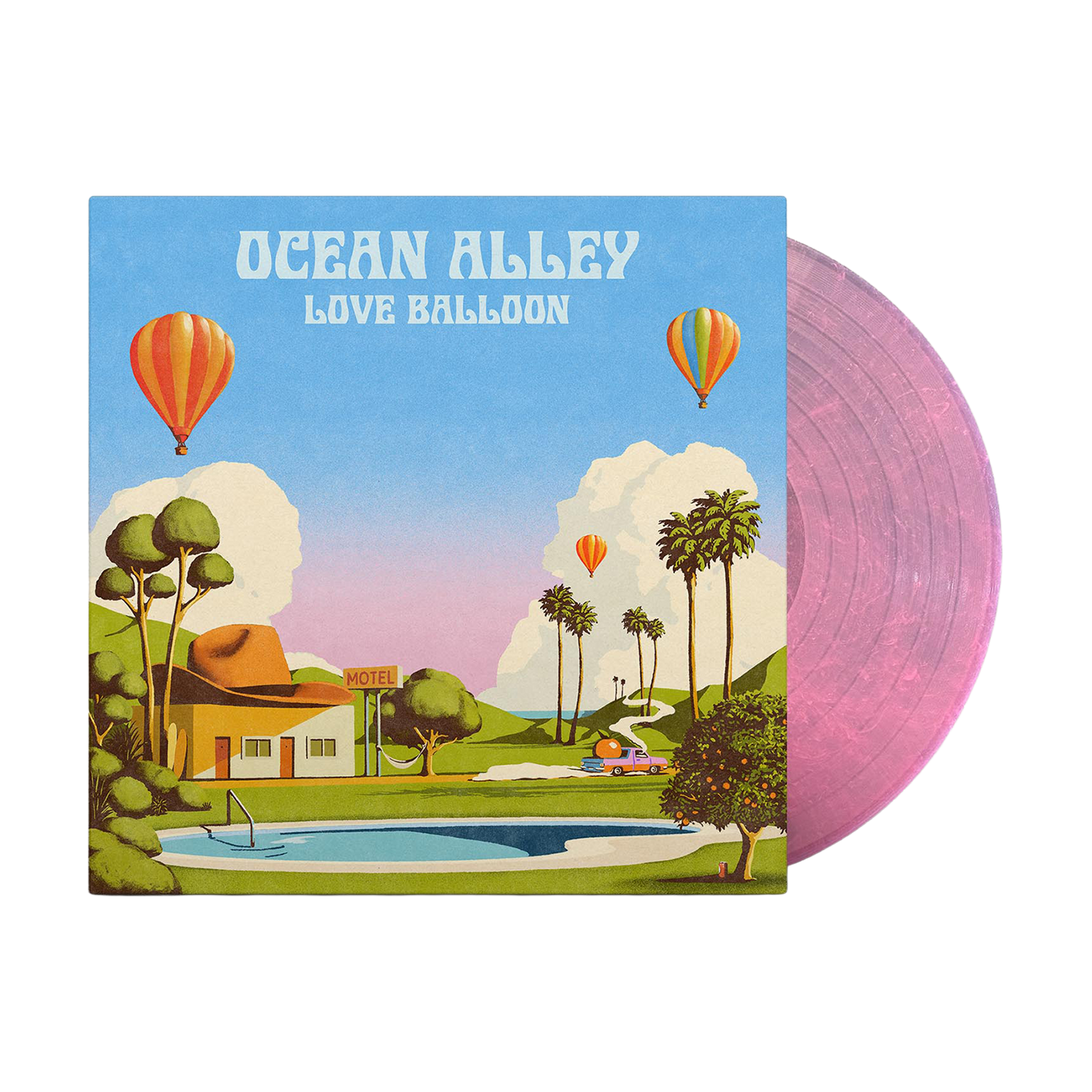 Love Balloon 12” 180g Vinyl (Pink & White Smoke)