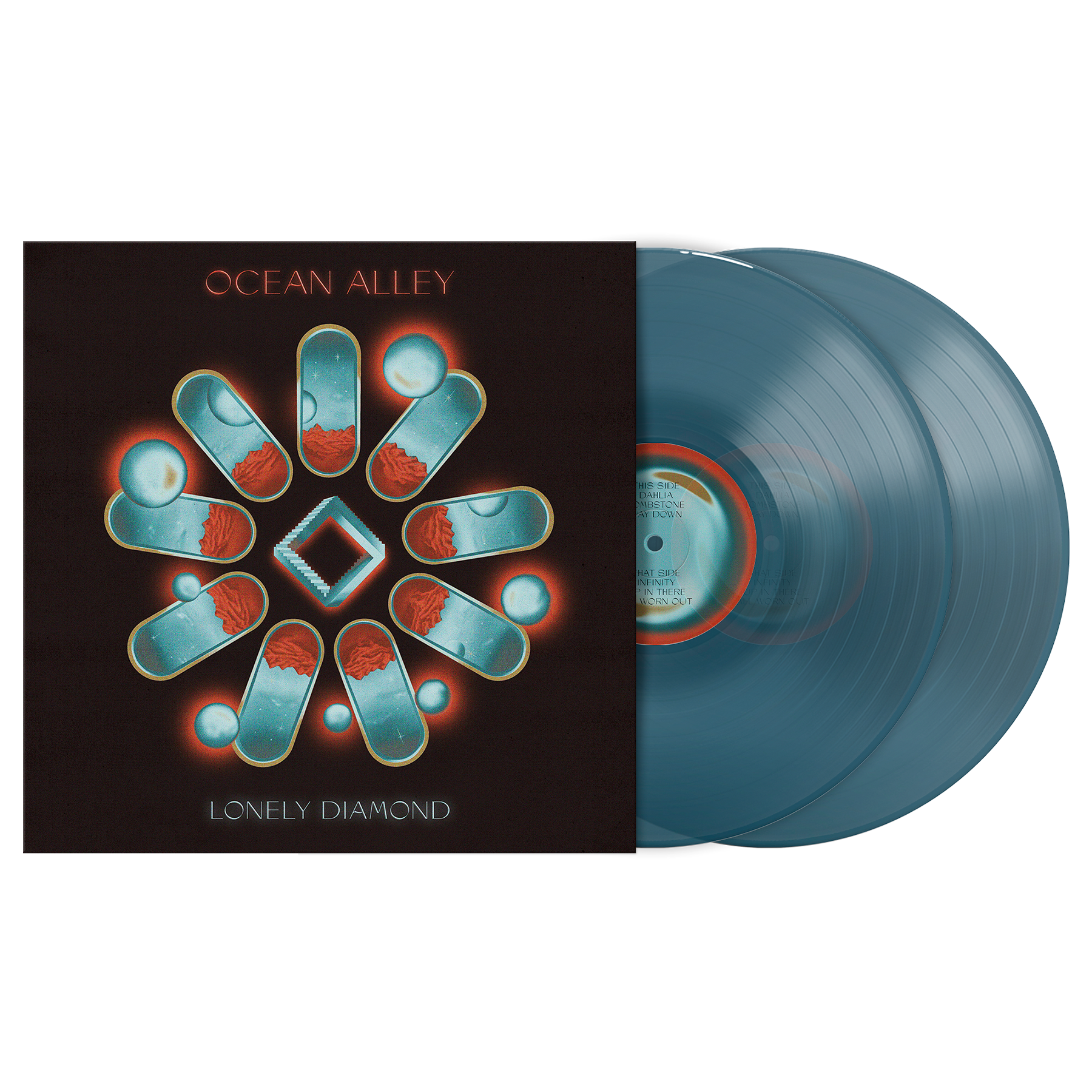 Lonely Diamond 12" 2XLP Vinyl (Transparent Blue)