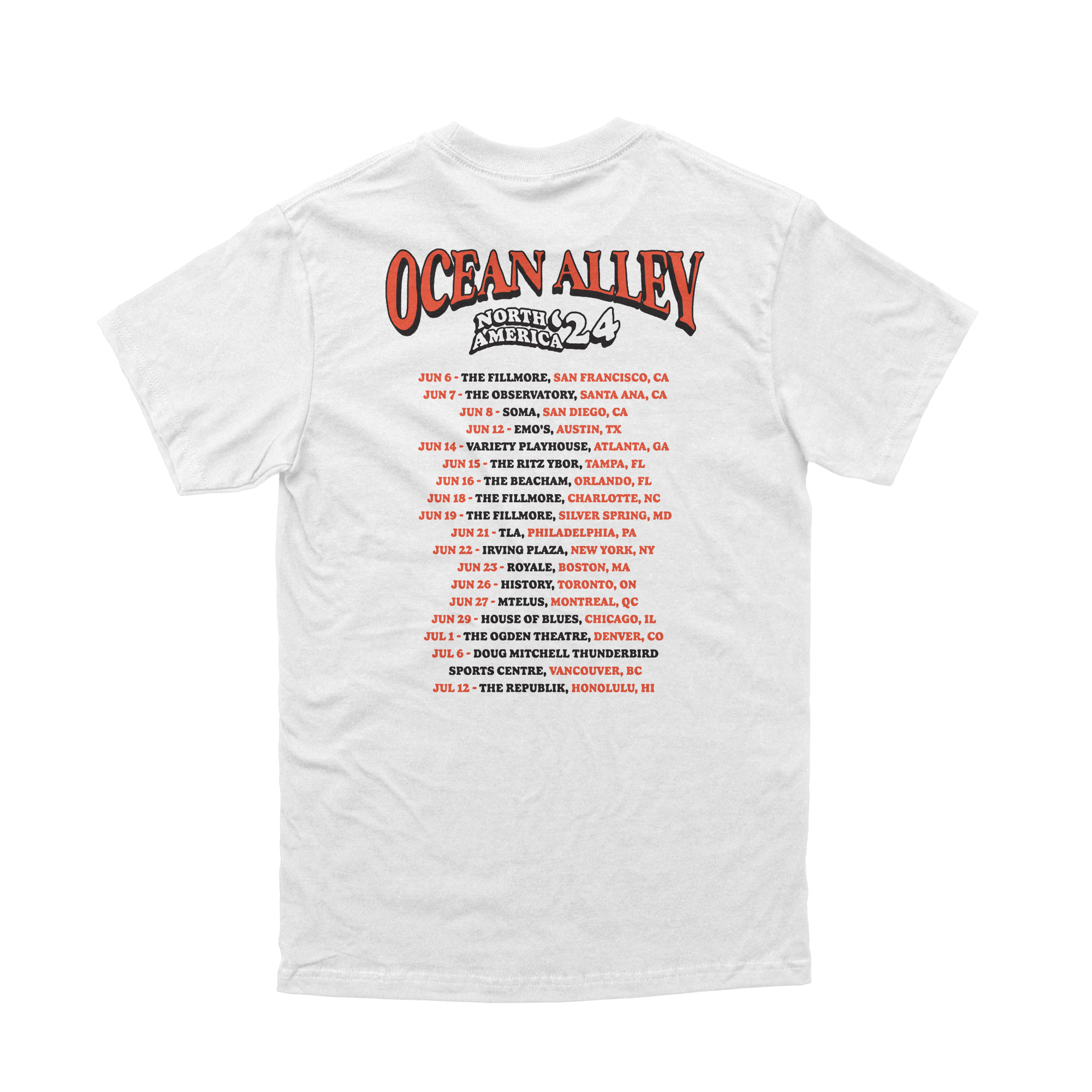 2024 Tour Tee (White)