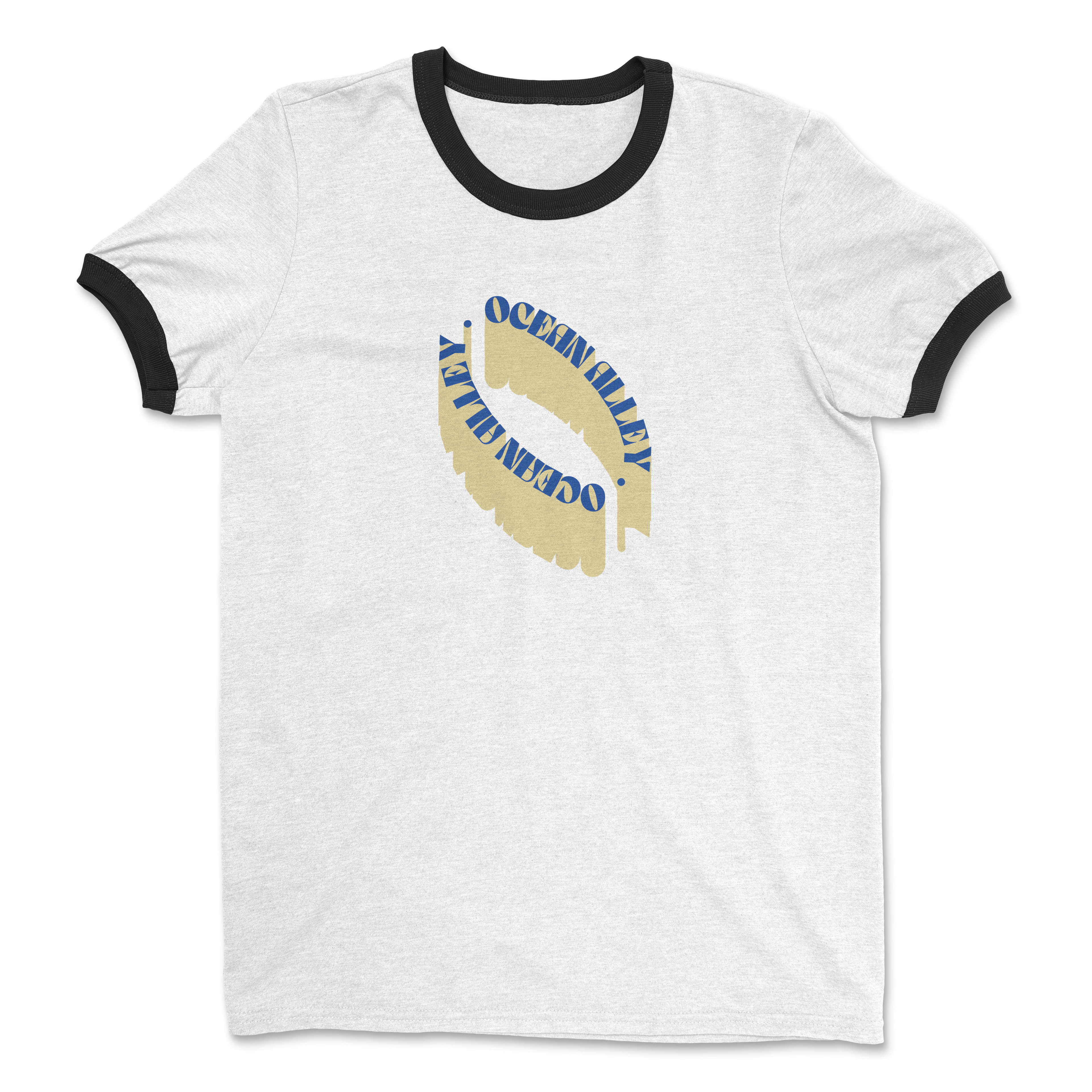 Semi Circle Ringer Tee