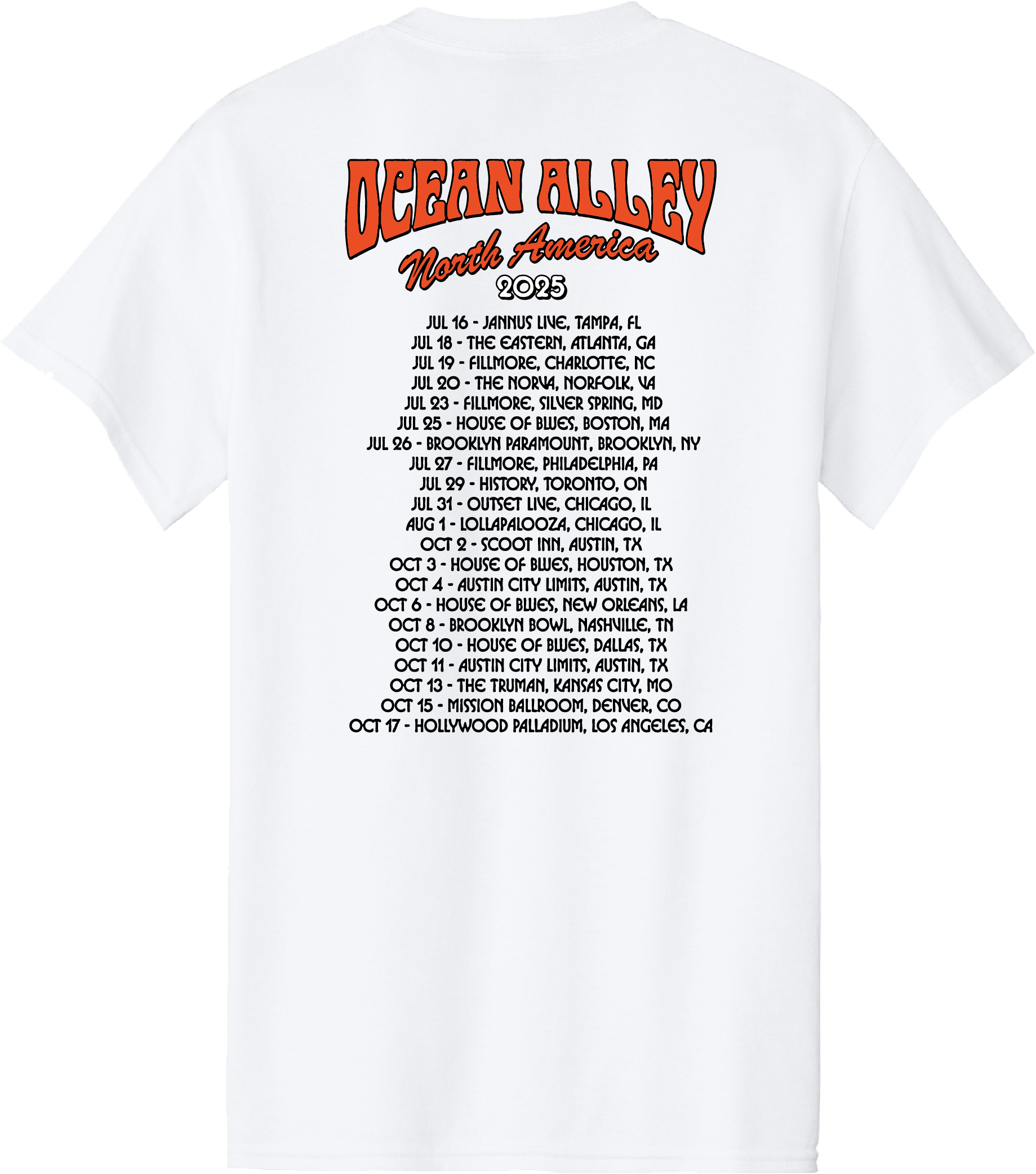 2025 Tour Tee (White)