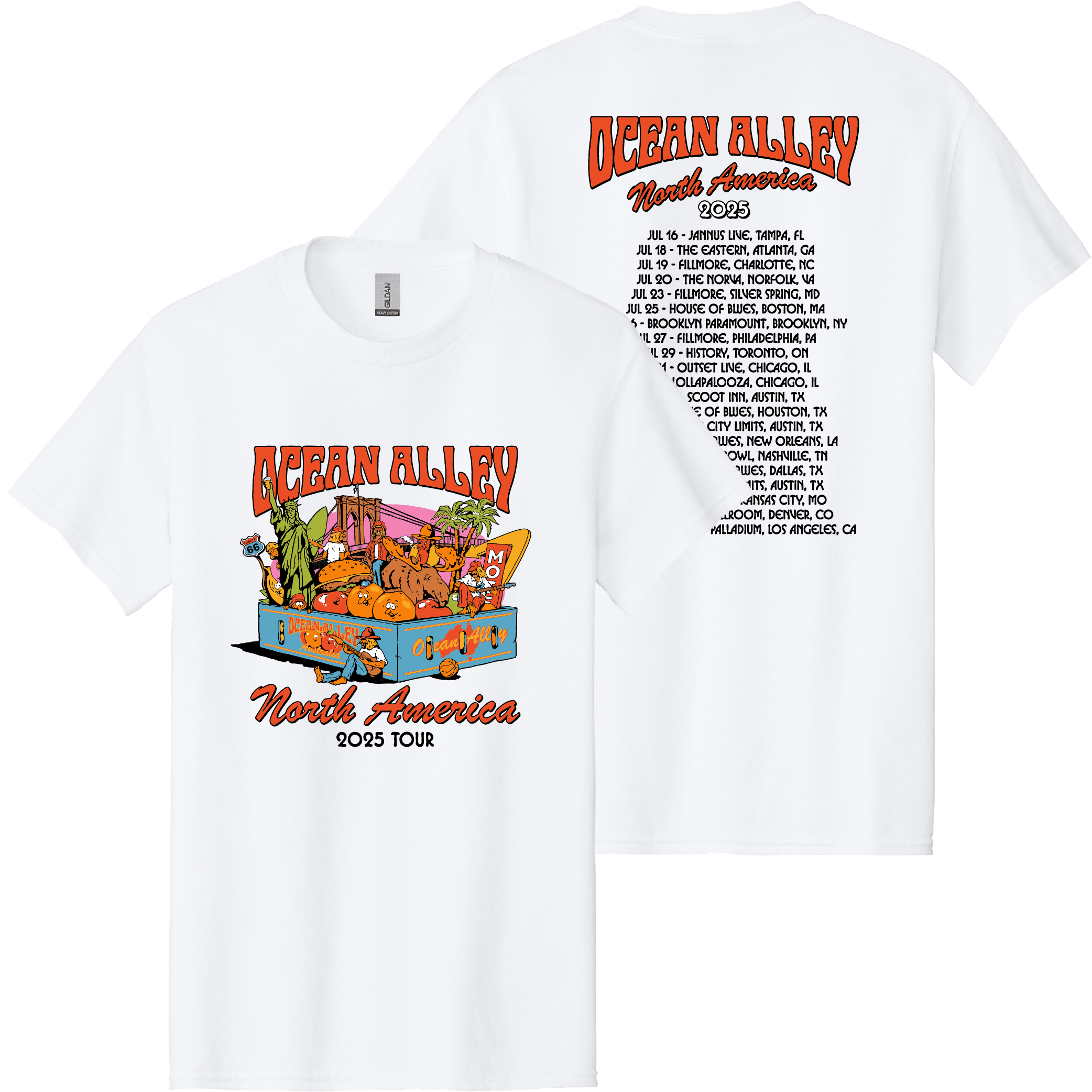 2025 Tour Tee (White)